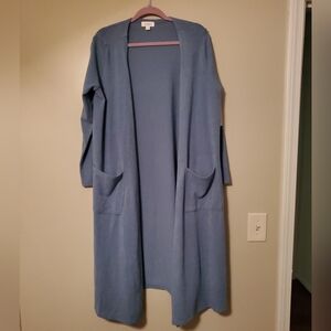 Lularoe Sarah, NWT, Heather Blue, size Large